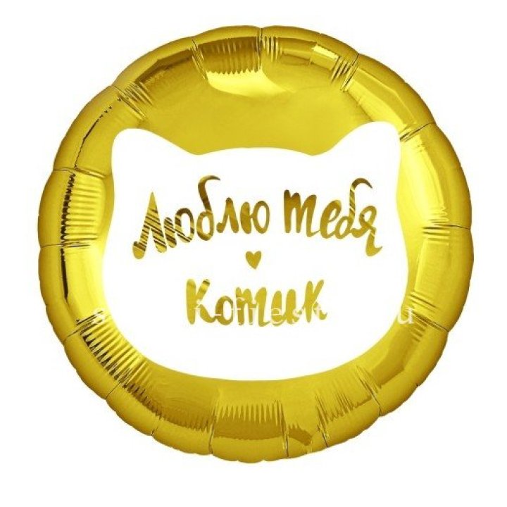Фольгированный шар "Люблю тебя, Котик" в Армавире
