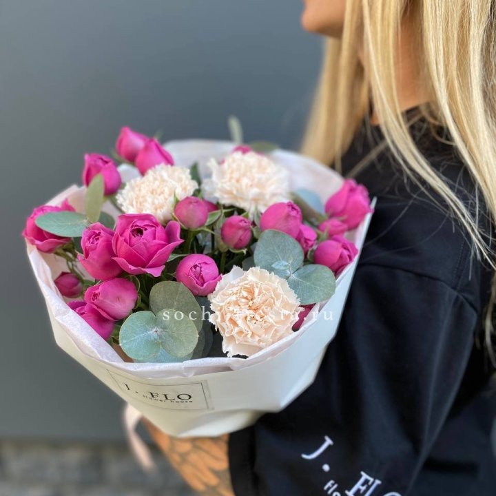 Букет с мисти бабблс №2 в Армавире