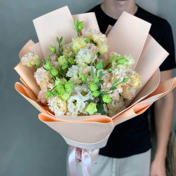 Букет эустом "Крем" в Армавире