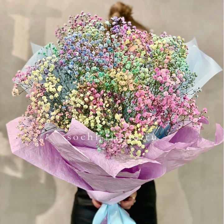 Радужные гипсофилы №2 в Армавире