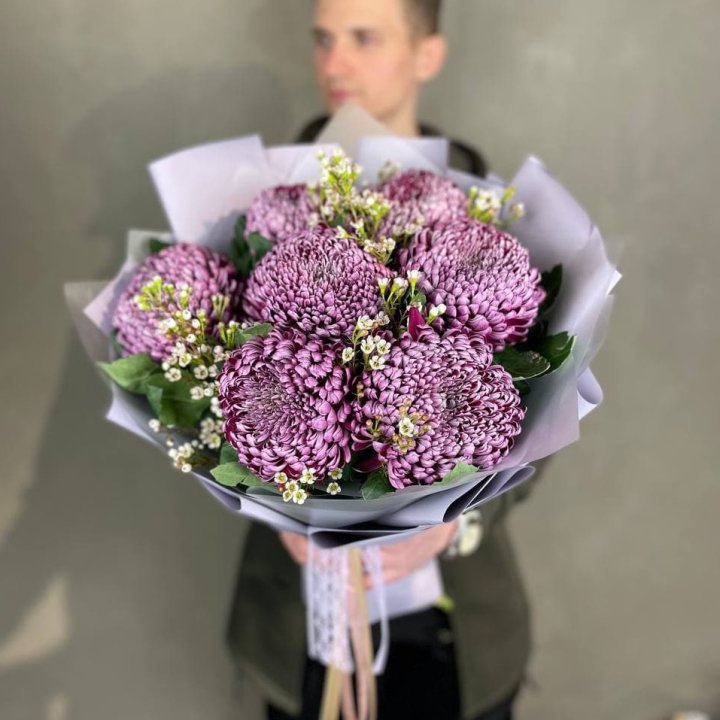 Букет хризантем "Палермо" в Армавире