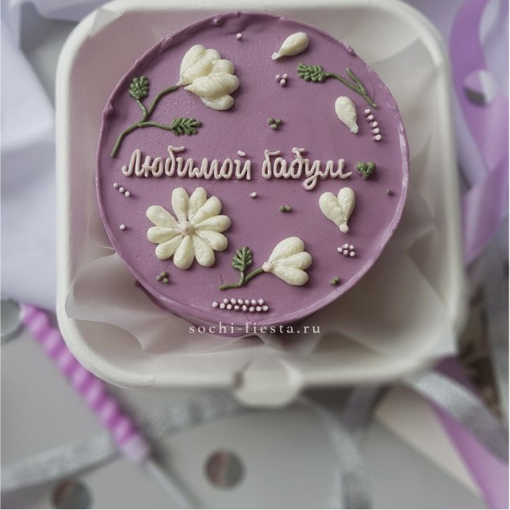 Бенто-торт "Любимой бабуле" в Армавире