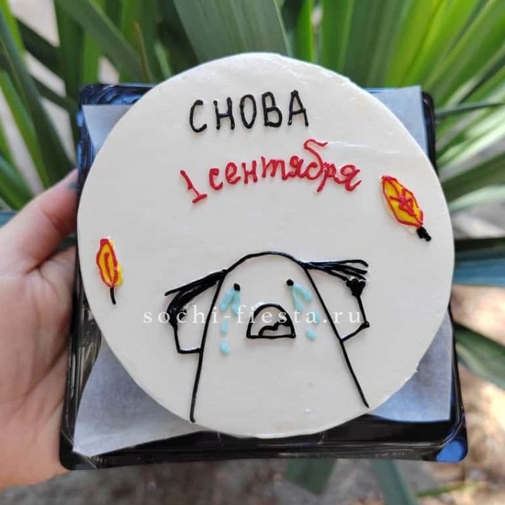 Бенто-торт "Не опять, а снова..." в Армавире