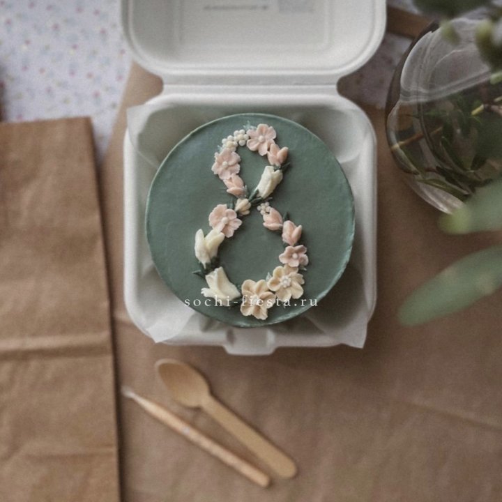 Бенто-торт "8 марта" green  в Армавире