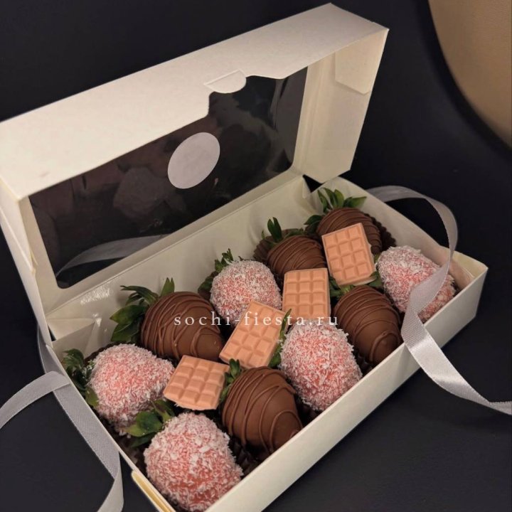 Клубника в шоколаде 10 ягод №2 в Армавире