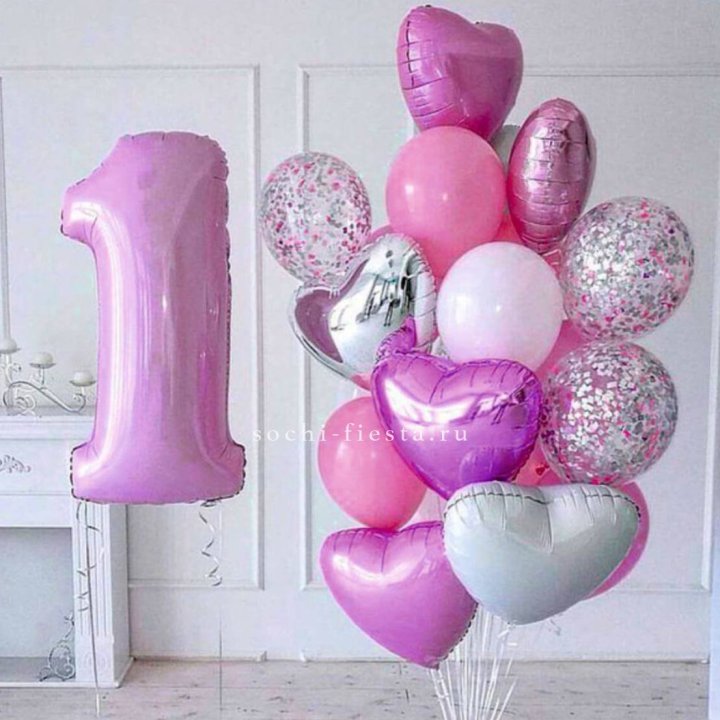 Набор шаров "С днем рождения" в Армавире