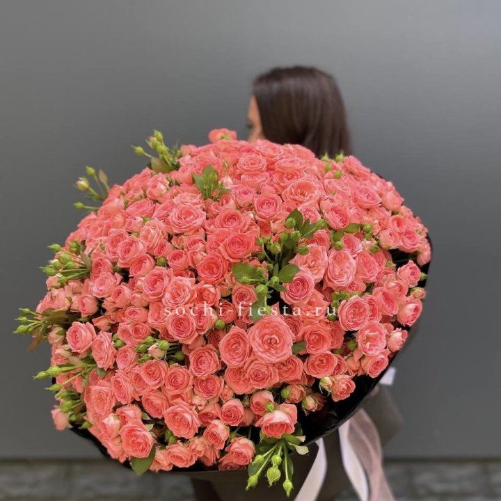 101 кустовая роза Барбадос в Армавире