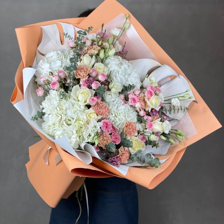 Макси-букет кремовый в Армавире