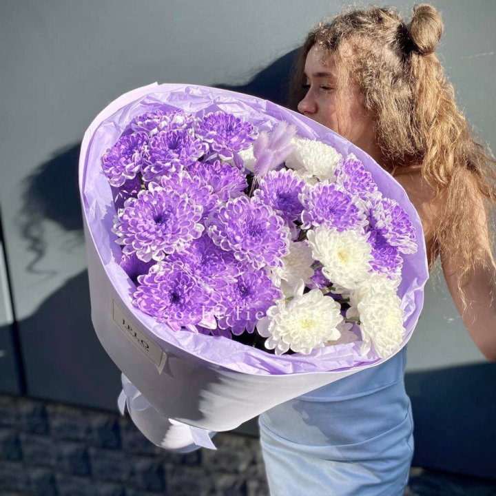  Букет хризантем "Сирена" в Армавире