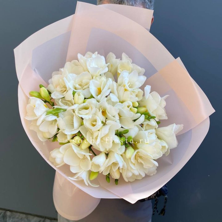 Букет белых фрезий  в Армавире