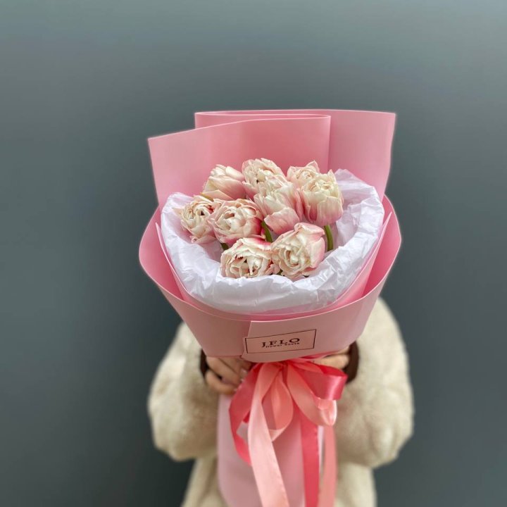 9 нежных тюльпанов в Армавире