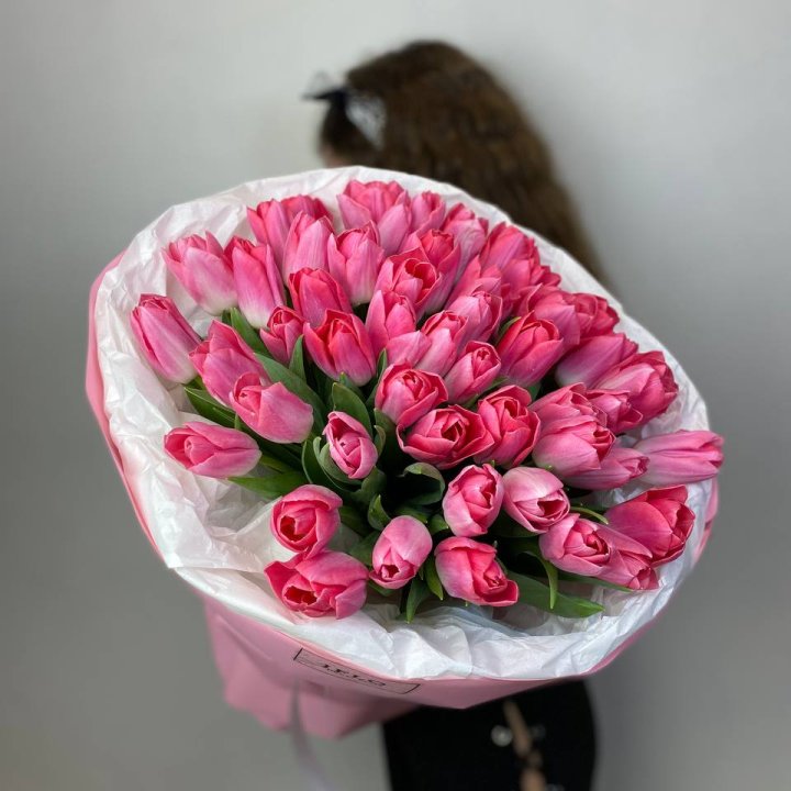 51 розовый тюльпан "Рози" в Армавире