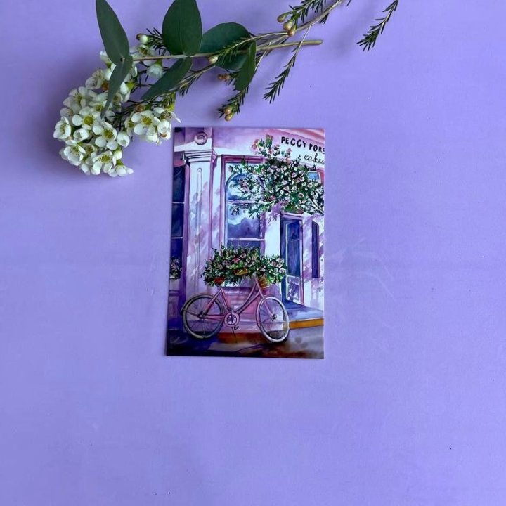 Открытка к букету "Розовый" в Армавире