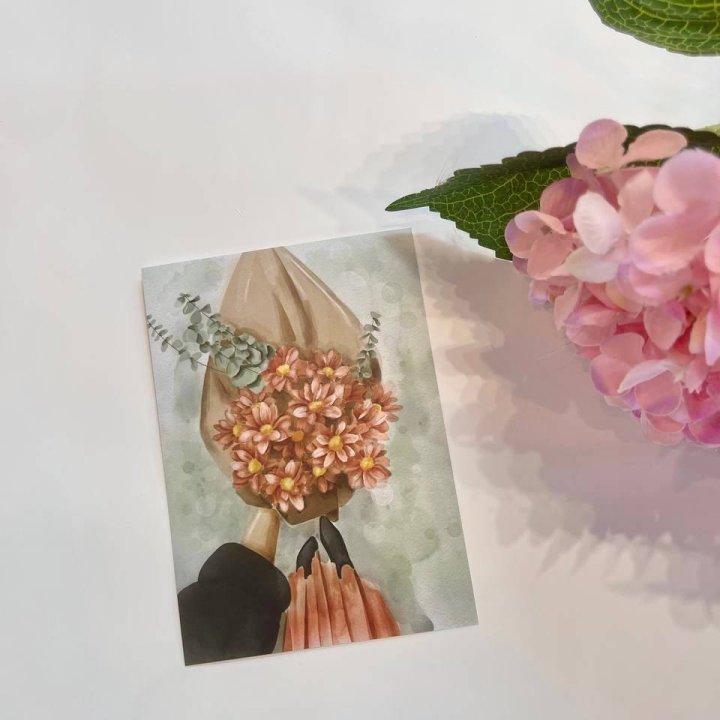 Открытка к букету "Букет" в Армавире