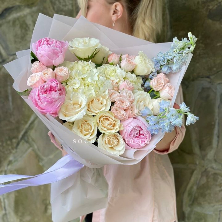 Букет с пионами "Богема" в Армавире