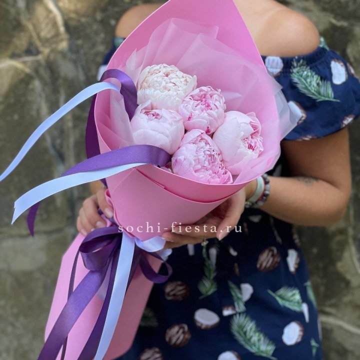 Букет пионов "НАЙ" в Армавире