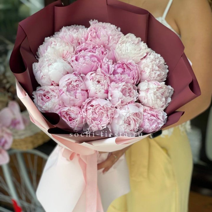 Букет с пионами №5 в Армавире