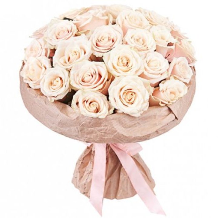25 кремовых роз "Craft" в Армавире