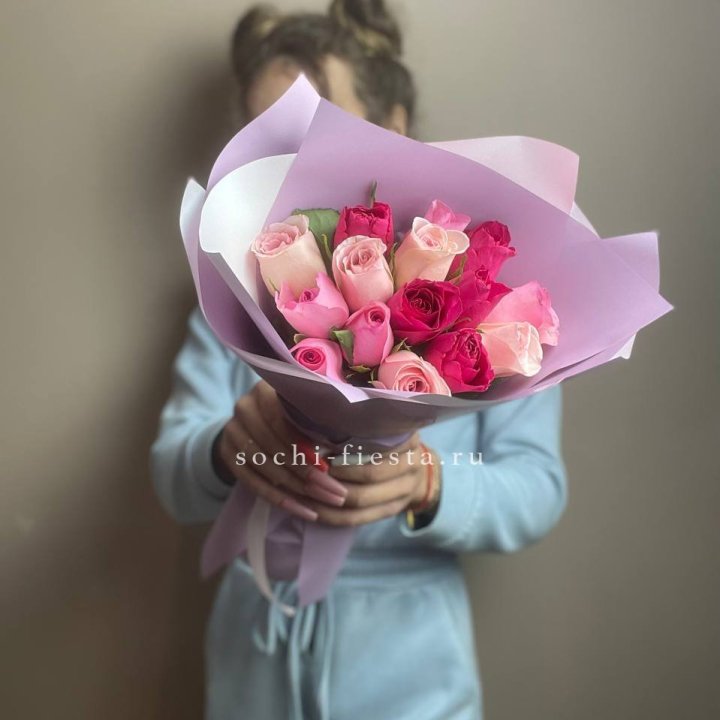 Букет из 15 роз Микс (Кения) в Армавире