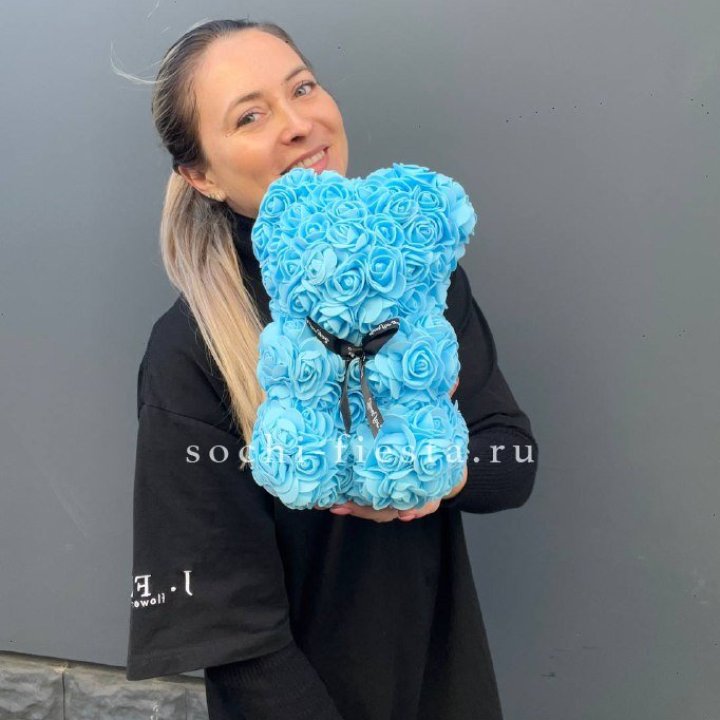 Игрушка медведь голубая в Армавире