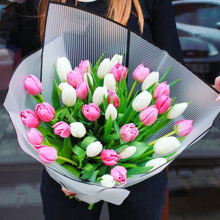 29 тюльпанов микс в Армавире