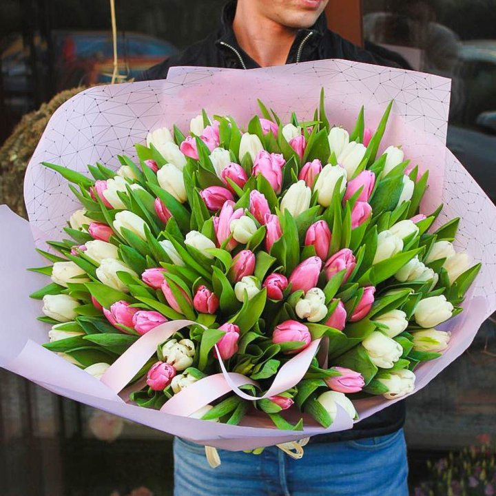 101 тюльпан микс в Армавире