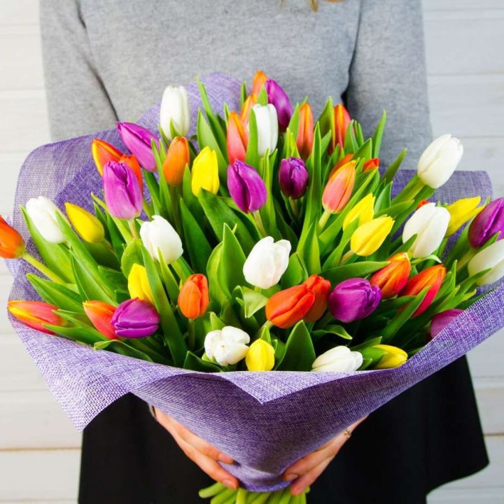 51 тюльпан "Рандом" №2 в Армавире