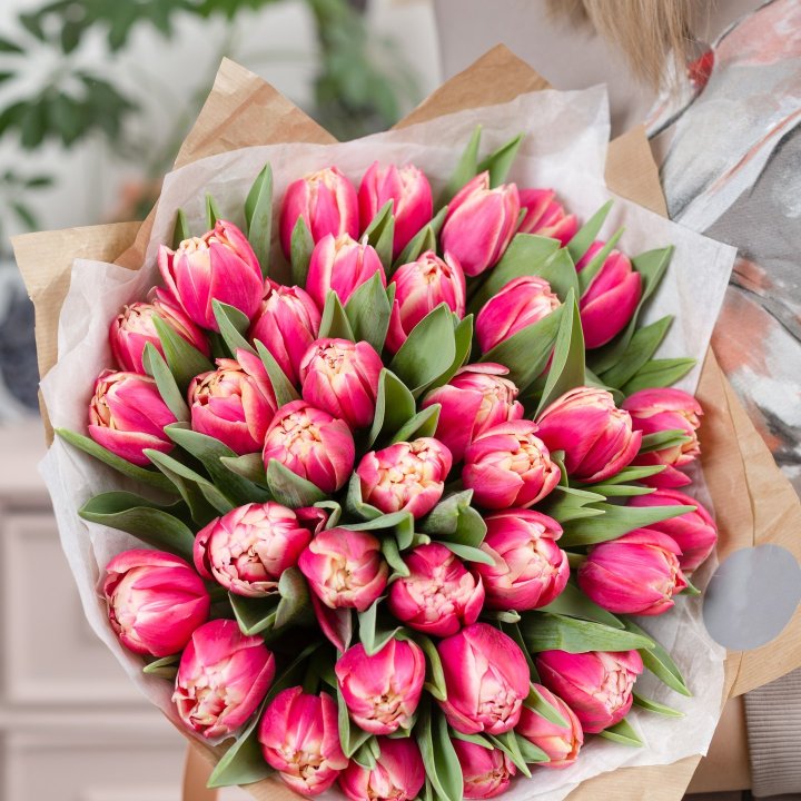 Букет пионовидных тюльпанов в Армавире